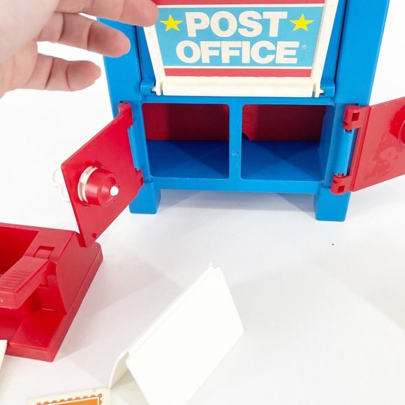 Fisher Price Vintage Post Office Playset 1989 #2020 Incomplete See Pics - Picture 10 of 11